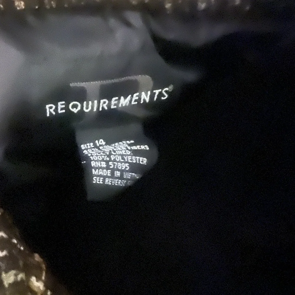 Requirements Tweed Jacket size 14 - Picture 3 of 4